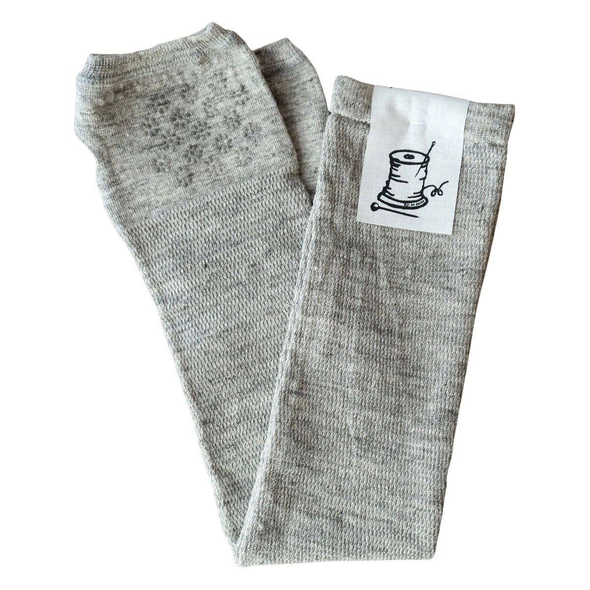 Put on socks プットオンソックス リネン アームカバー UVカット 天然の接触冷感 "Shade" シェード(全9色) 麻79% 日本製 冷房対策 放湿 抗菌 春夏 数量限定