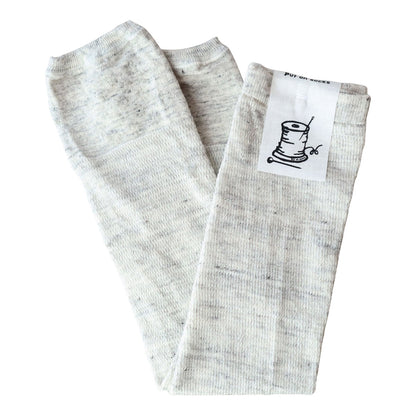 Put on socks プットオンソックス リネン アームカバー UVカット 天然の接触冷感 "Shade" シェード(全9色) 麻79% 日本製 冷房対策 放湿 抗菌 春夏 数量限定