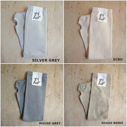 Put on socks(プットオンソックス)"Shade Linen＋Cotton" シェード リネンコットンアームカバー(7 COLOR)【2025年春夏新作☆数量限定！】【綿 麻 通気性・発散性 抗菌防臭】【日本製】