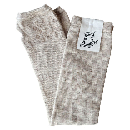 Put on socks プットオンソックス リネン アームカバー UVカット 天然の接触冷感 "Shade" シェード(全9色) 麻79% 日本製 冷房対策 放湿 抗菌 春夏 数量限定