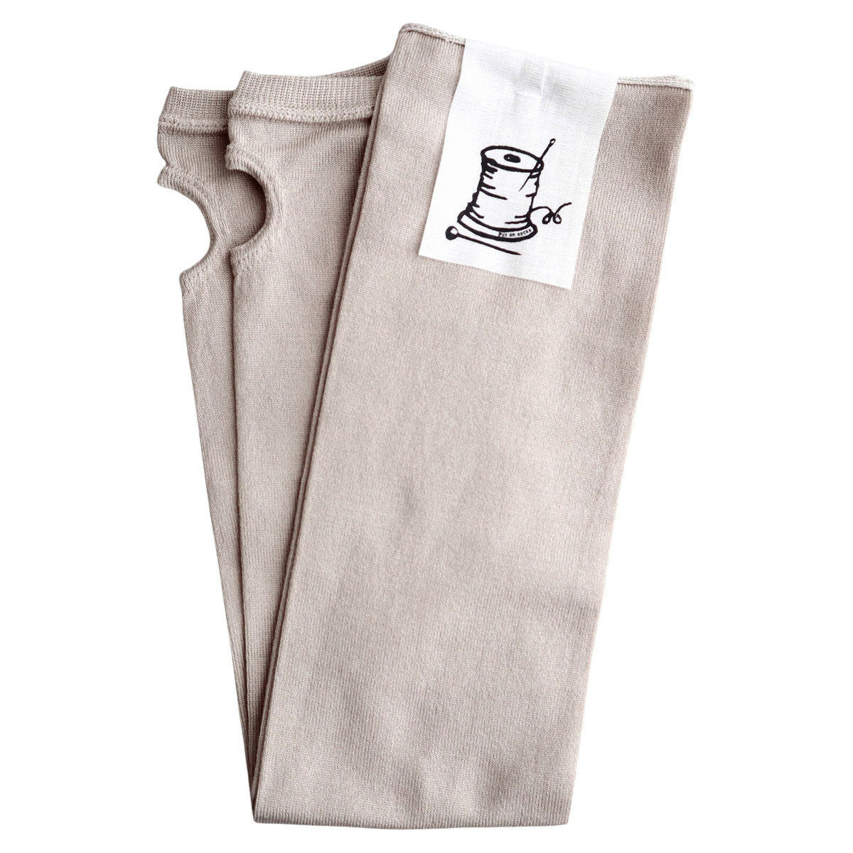 Put on socks プットオンソックス シルク アームカバー UVカット 天然の接触冷感 "Shade Silk" シェード絹69%(全4色) 日本製 通気性 吸放湿性 抗菌防臭 春夏 数量限定