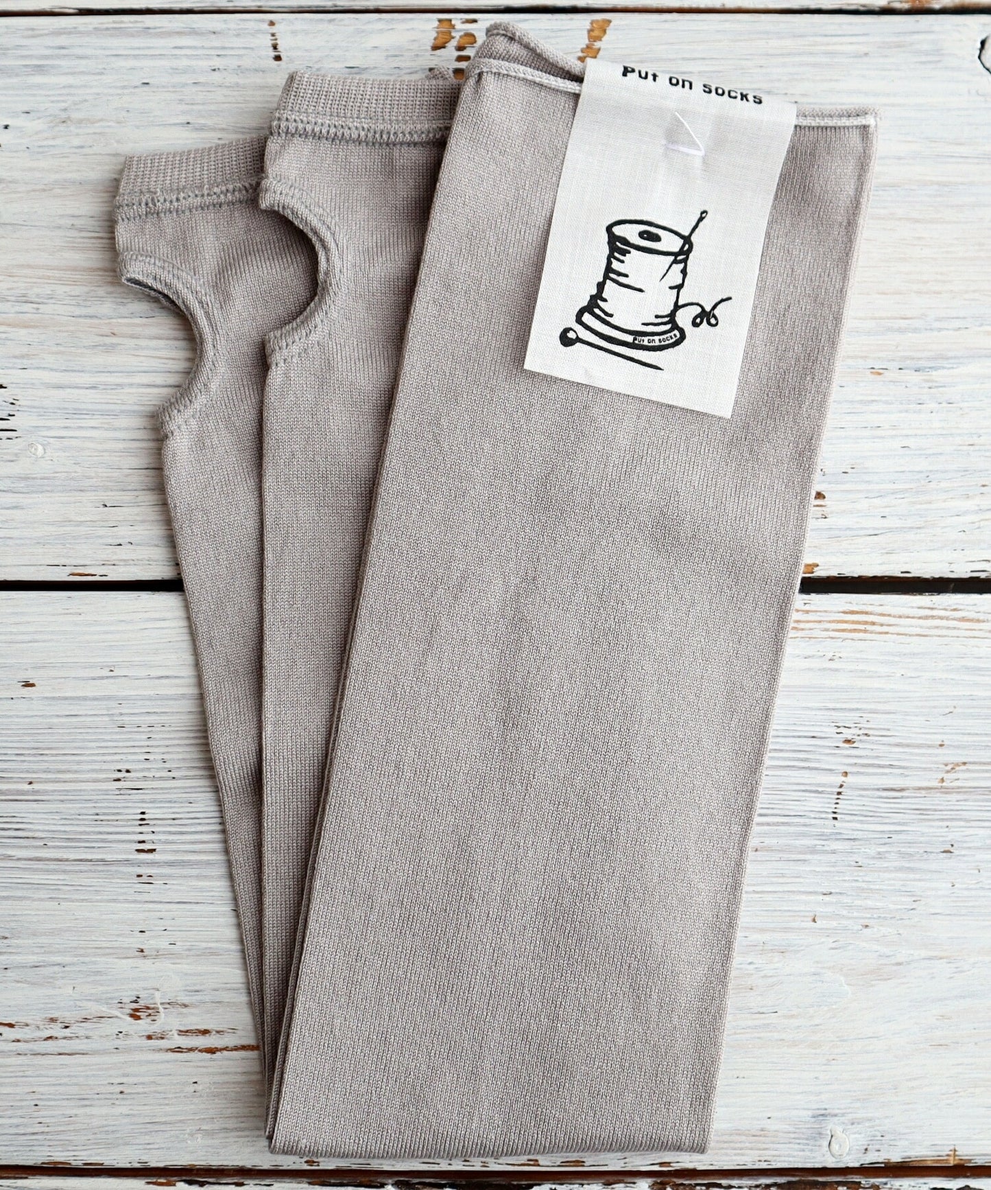 Put on socks(プットオンソックス)"Shade Silk"シェード シルクアームカバー(4 COLOR)【2025年春夏新作☆数量限定生産！】【シルク UVカット率99.4～92.9％ 通気・抗菌】【日本製】
