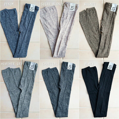 Put on socks(プットオンソックス)"Sieve"シーヴ リネンレギンス(6 COLOR)【メランジ杢 リネン麻 重ね履き あったか 無地 防寒 冷房対策 汗取り 冷えとり】【日本製】