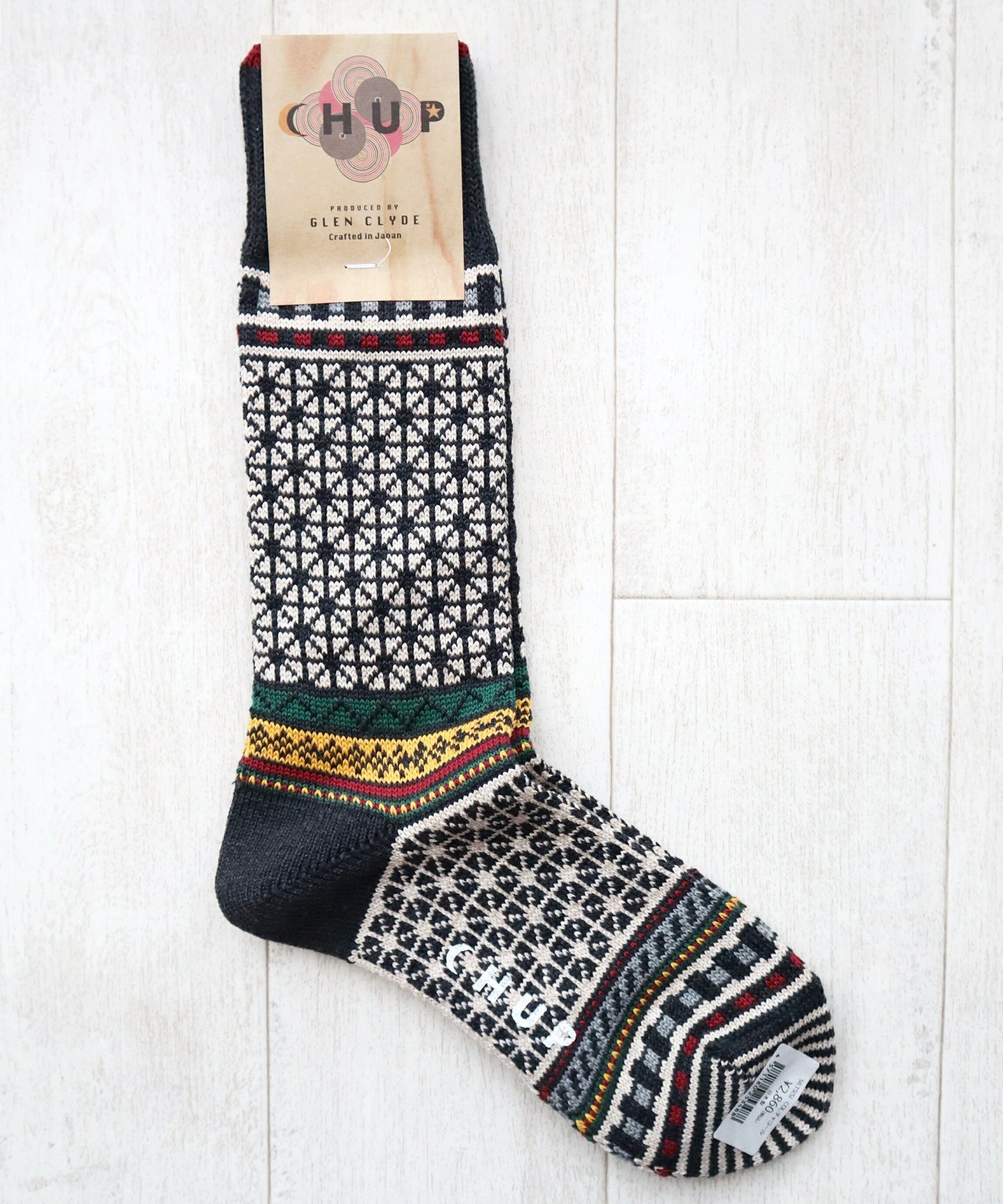 CHUP(チュプ)"SILTS(シルツ)"ラトビアのミトン柄ソックス(3色)【数量限定生産】【日本製】【再入荷無し drynova(ドライノヴァ) 丈夫 フェアアイル柄 2サイズ 海外人気】