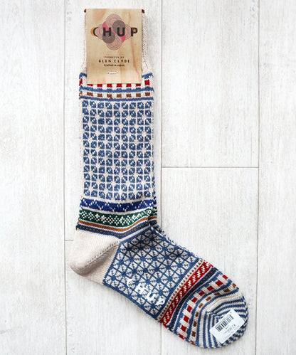 CHUP(チュプ)"SILTS(シルツ)"ラトビアのミトン柄ソックス(3色)【数量限定生産】【日本製】【再入荷無し drynova(ドライノヴァ) 丈夫 フェアアイル柄 2サイズ 海外人気】
