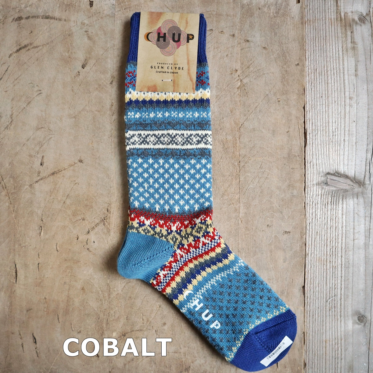 CHUP(チュプ) "SKOG(スコッグ)" ソックス(4色×2サイズ) 【2025-26年秋冬☆数量限定生産 日本製 再入荷無し 丈夫 適度な厚み フェアアイル柄 ノルディック柄 ナバホ柄】
