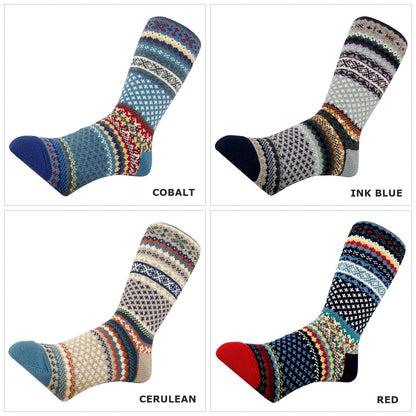 CHUP(チュプ) "SKOG(スコッグ)" ソックス(4色×2サイズ) 【2025-26年秋冬☆数量限定生産 日本製 再入荷無し 丈夫 適度な厚み フェアアイル柄 ノルディック柄 ナバホ柄】