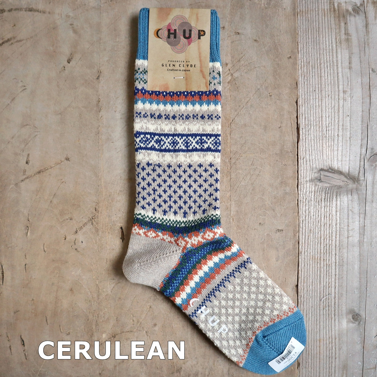 CHUP(チュプ) "SKOG(スコッグ)" ソックス(4色×2サイズ) 【2025-26年秋冬☆数量限定生産 日本製 再入荷無し 丈夫 適度な厚み フェアアイル柄 ノルディック柄 ナバホ柄】
