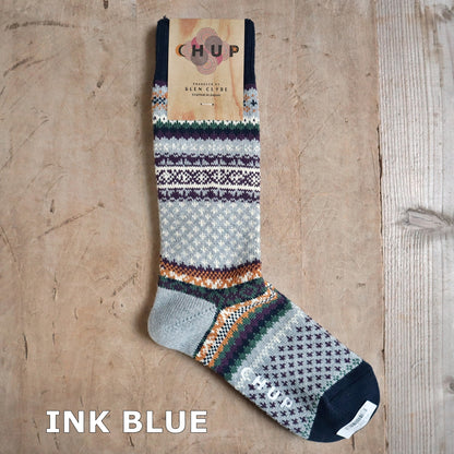 CHUP(チュプ) "SKOG(スコッグ)" ソックス(4色×2サイズ) 【2025-26年秋冬☆数量限定生産 日本製 再入荷無し 丈夫 適度な厚み フェアアイル柄 ノルディック柄 ナバホ柄】