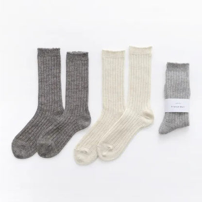 French Bull(フレンチブル)No.10-08000 スラックソックス(3色)【冷えとりシリーズ レディース 靴下 無地 防縮ウール使用 綿麻 汗取り 重ね履き 暖かい 日本製】