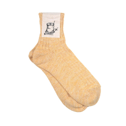 Put on socks(プットオンソックス)"Sun-Kissed" サンキスト リネンリブショートソックス(9 COLOR) オールシーズン快適 天然素材 麻93% メランジカラー ヴィンテージ機 合わせやすい 締め付けにくい 日本製 MADE IN JAPAN