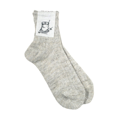 Put on socks(プットオンソックス)"Sun-Kissed" サンキスト リネンリブショートソックス(9 COLOR) オールシーズン快適 天然素材 麻93% メランジカラー ヴィンテージ機 合わせやすい 締め付けにくい 日本製 MADE IN JAPAN