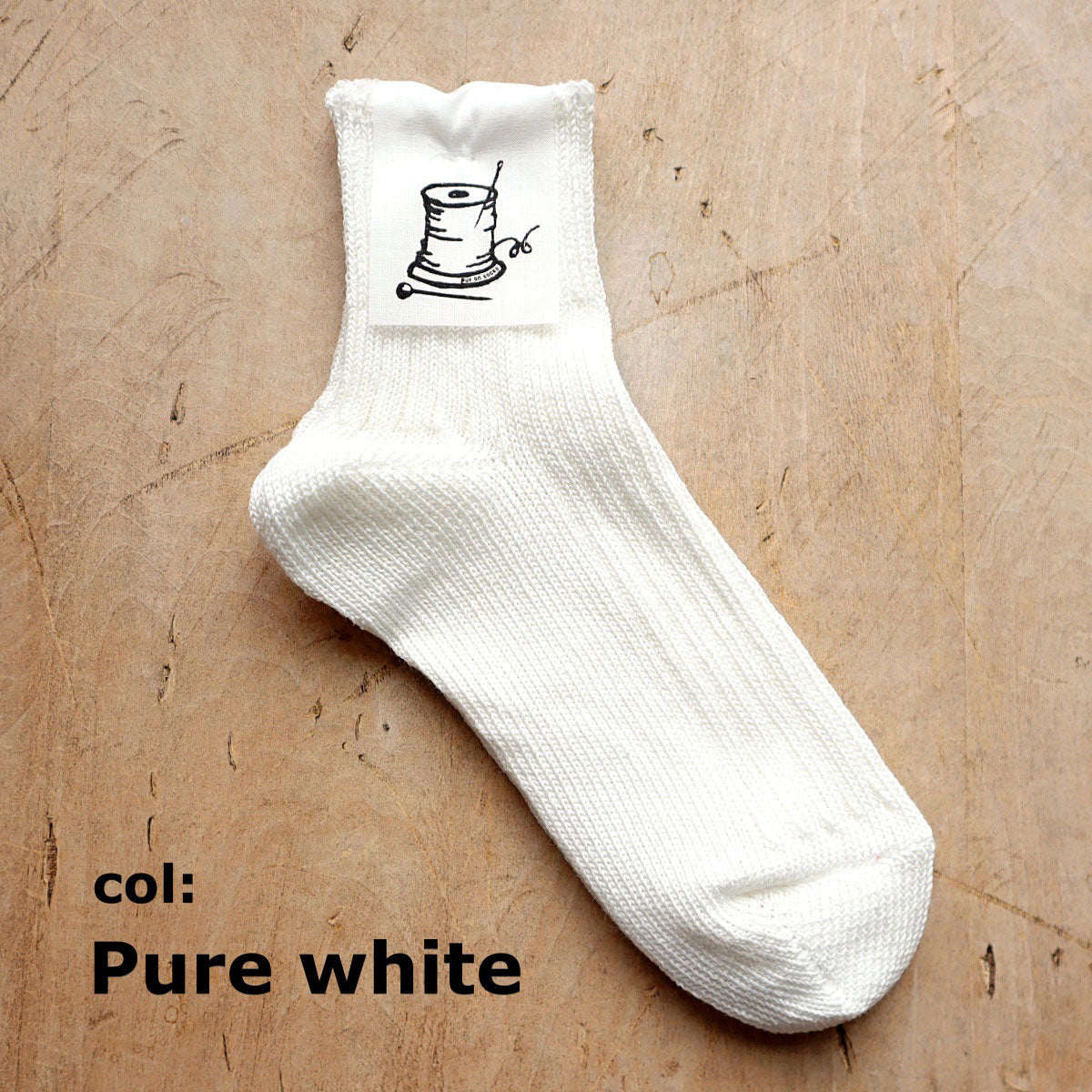 Put on socks(プットオンソックス)"Sun-Kissed" サンキスト リネンリブショートソックス(9 COLOR) オールシーズン快適 天然素材 麻93% メランジカラー ヴィンテージ機 合わせやすい 締め付けにくい 日本製 MADE IN JAPAN
