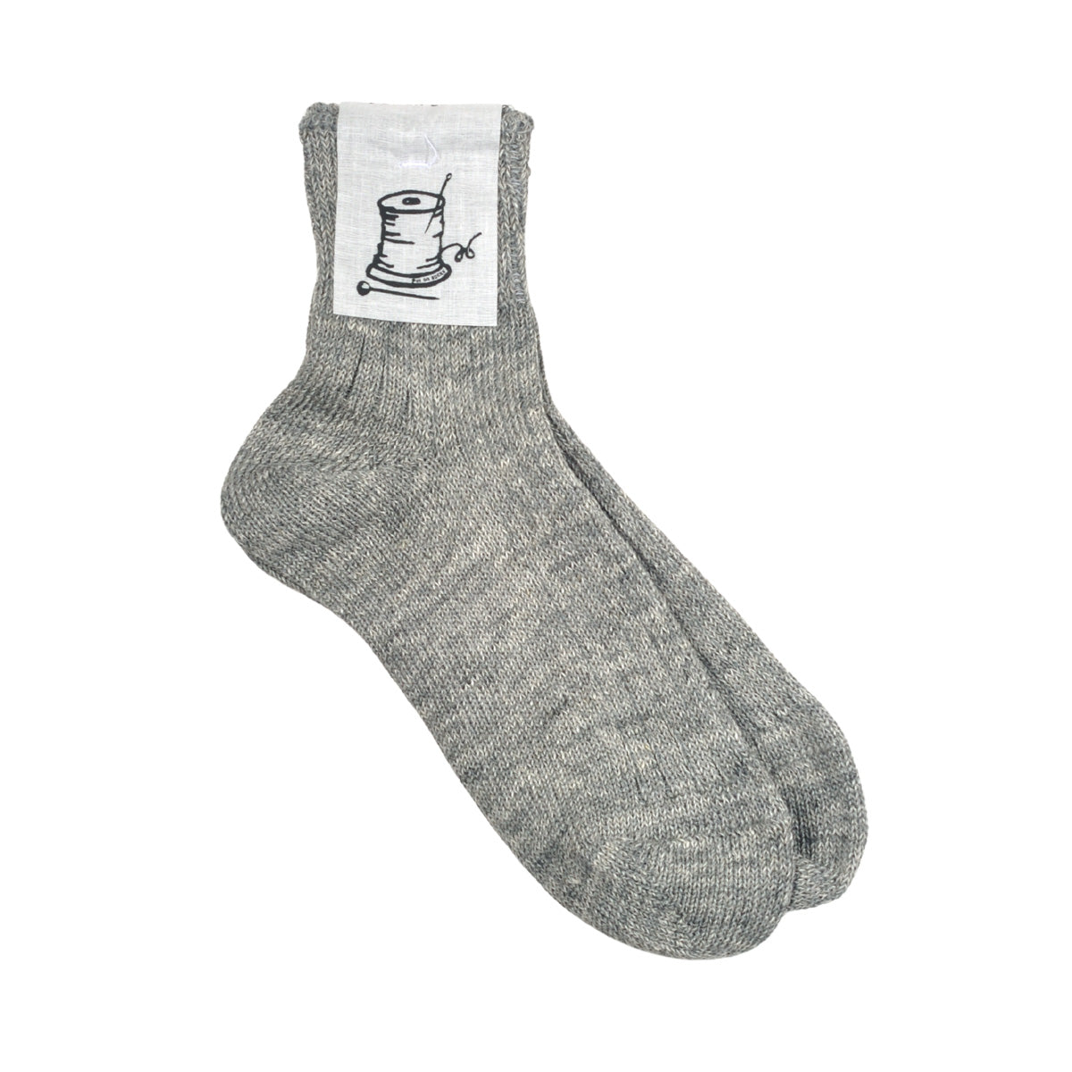 Put on socks(プットオンソックス)"Sun-Kissed" サンキスト リネンリブショートソックス(9 COLOR) オールシーズン快適 天然素材 麻93% メランジカラー ヴィンテージ機 合わせやすい 締め付けにくい 日本製 MADE IN JAPAN