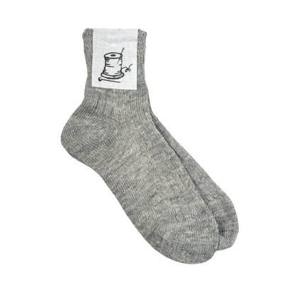 Put on socks(プットオンソックス)"Sun-Kissed" サンキスト リネンリブショートソックス(9 COLOR) オールシーズン快適 天然素材 麻93% メランジカラー ヴィンテージ機 合わせやすい 締め付けにくい 日本製 MADE IN JAPAN