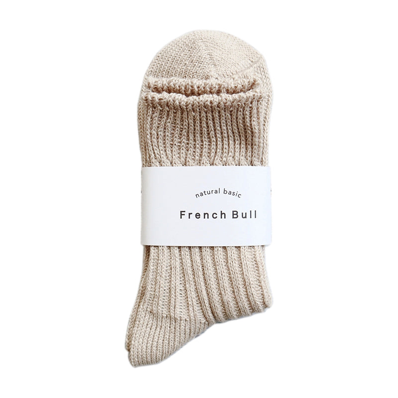 French Bull(フレンチブル)No.01-0151 サニーソックス(11色)【リネン麻 ショート丈 カラーバリエ 冷えとり】