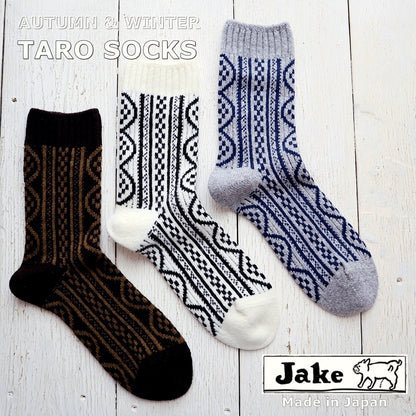 Jake(ジェイク)【Men's レディース大きめ】French Bull フレンチブル No.21-25255 タロソックス(3色)【靴下 日本製 2025-26年秋冬 メリノウール リサイクルウール 贈り物】