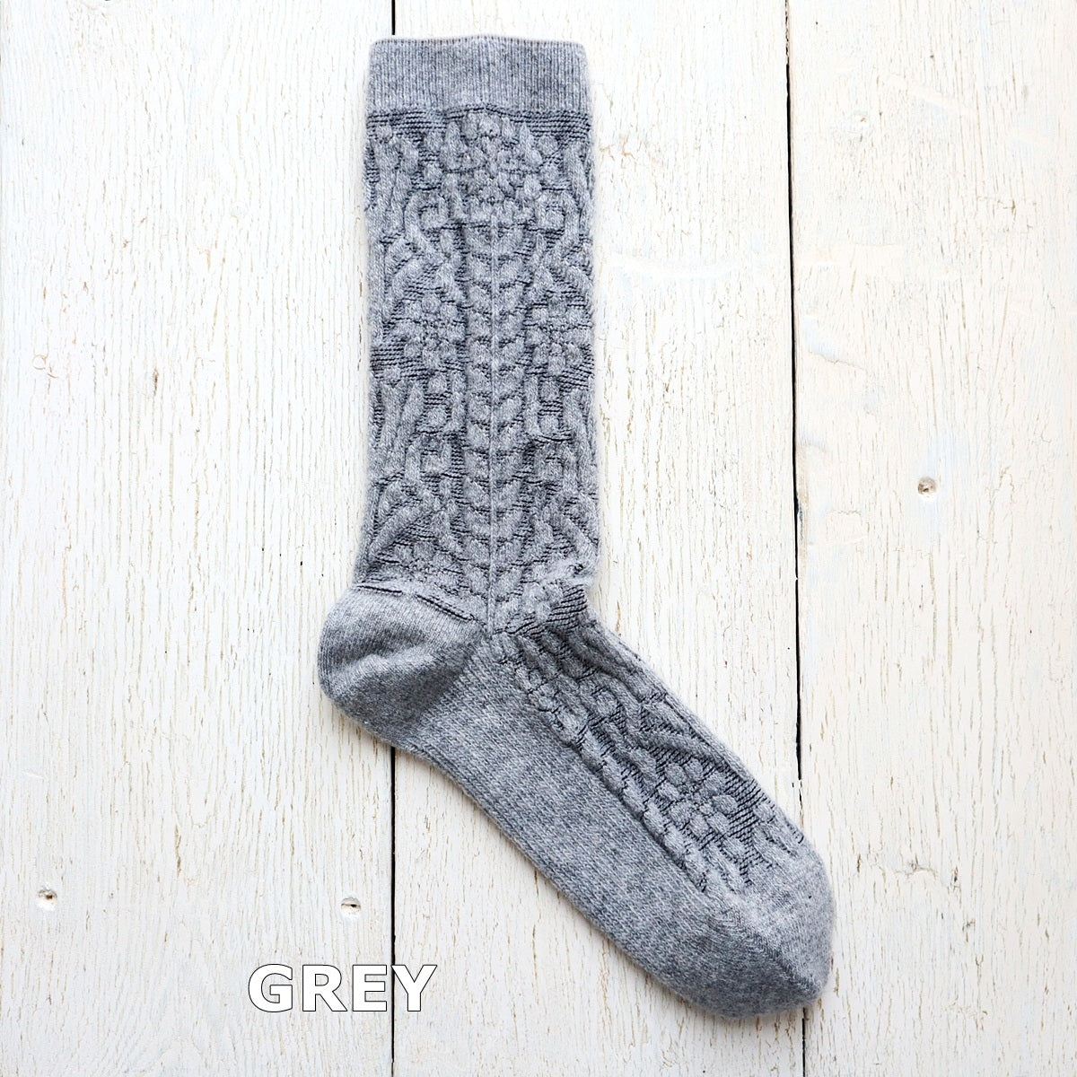 French Bull(フレンチブル)No.11-25264 テラスソックス(3色)【レディース 靴下 日本製 2025-26年秋冬 床のタイルをイメージ メリノウール リサイクルウール ラムウール】