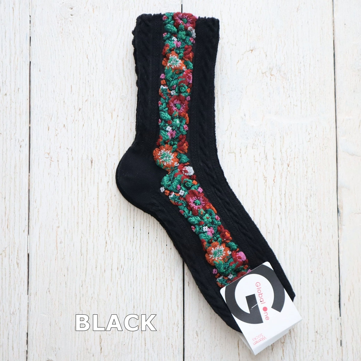 TIROLEAN SOCKS チロリアン柄コットンソックス(5色) 【2025-26年秋冬 数量限定 綿 チロリアンテープ 程良い厚み 凸凹 立体的 フロッキー ワッフル ジャガード編み 韓国】