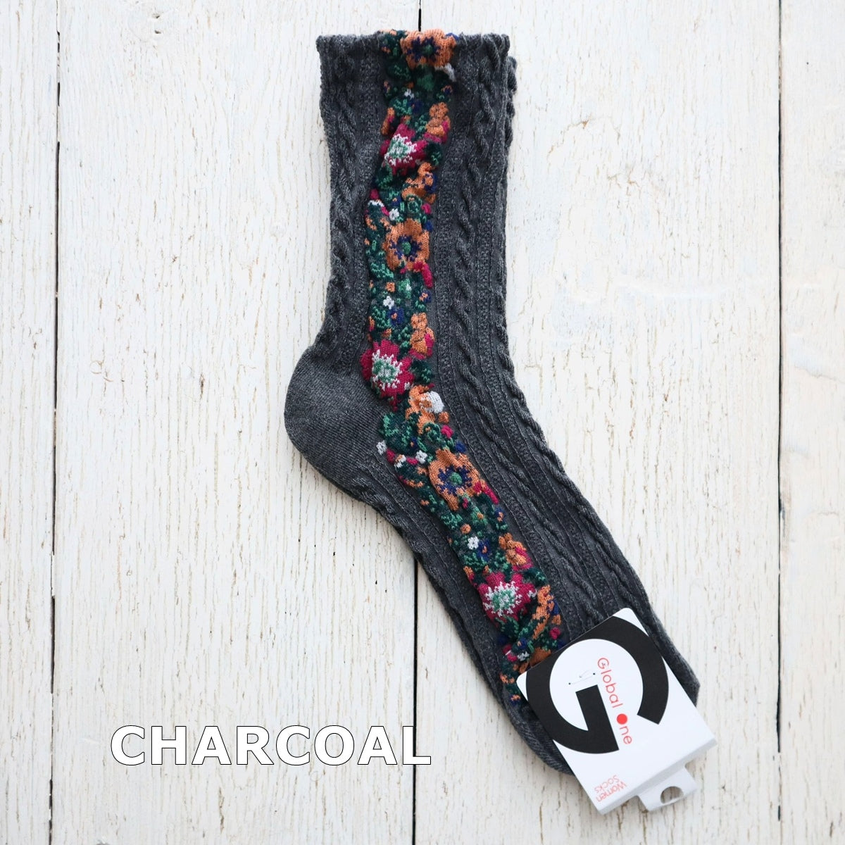 TIROLEAN SOCKS チロリアン柄コットンソックス(5色) 【2025-26年秋冬 数量限定 綿 チロリアンテープ 程良い厚み 凸凹 立体的 フロッキー ワッフル ジャガード編み 韓国】