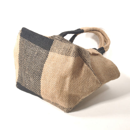 TARANGO(タランゴ) 【FAIR TRADE/MADE IN BANGLADESH】NB-302 JUTE SQUARE TOTE BAG/ジュート スクエアトートバッグ(2色)【フェアトレード/ショルダーバッグ/バケーション/かごバッグ/夏バッグ/エコ】【手作り/HAND MADE】