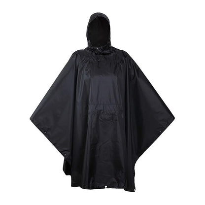 USGI Industries ミリタリースタイル サバイバル レインポンチョ マルチユース リップストップ Military Style Survival Rain Poncho 迷彩 カモフラージュ レインウェア 合羽 防災グッズ