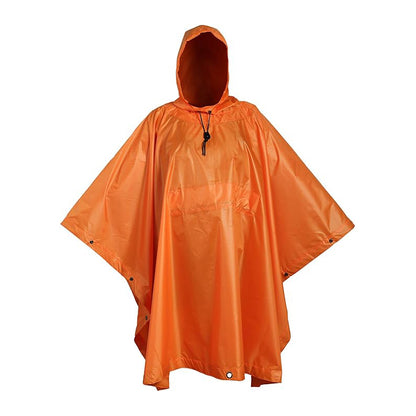 USGI Industries ミリタリースタイル サバイバル レインポンチョ マルチユース リップストップ Military Style Survival Rain Poncho 迷彩 カモフラージュ レインウェア 合羽 防災グッズ