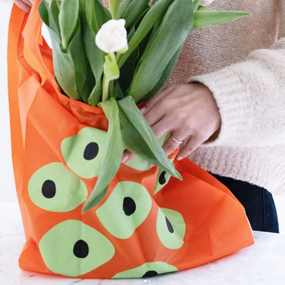 WOOD’D ウッド Reusable Foldable Shopping Bag フォルダブルバッグ 折畳み リユーザブル エコバッグ レジ袋型[約16L]