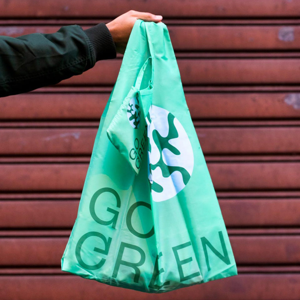WOOD’D ウッド Reusable Foldable Shopping Bag フォルダブルバッグ 折畳み リユーザブル エコバッグ レジ袋型[約16L]