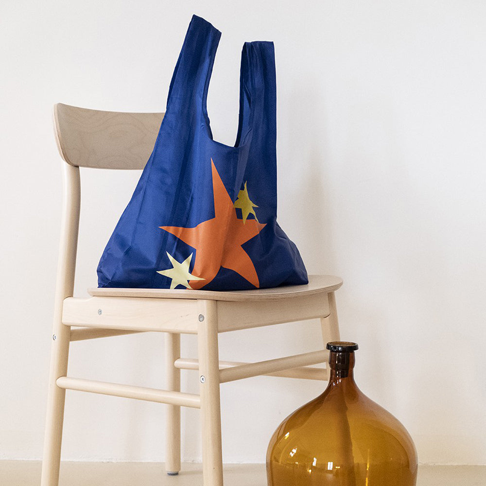 WOOD’D ウッド Reusable Foldable Shopping Bag フォルダブルバッグ 折畳み リユーザブル エコバッグ レジ袋型[約16L]